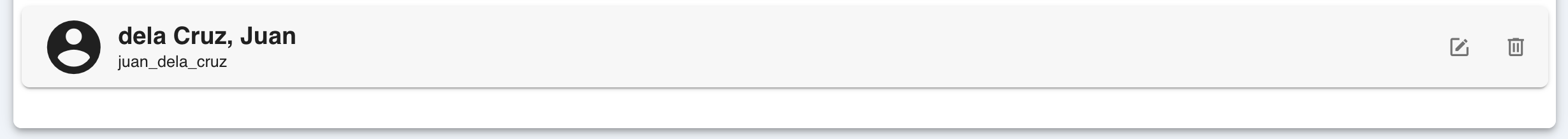 Officer profile creation success Officer profile creation success